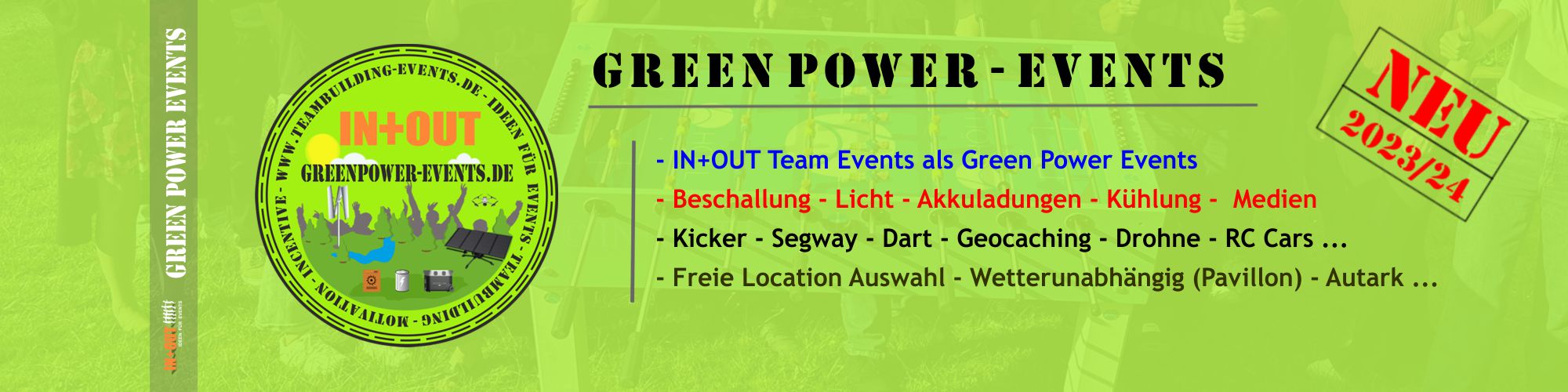 Green-Power IN+OUT TEAM EVENTS